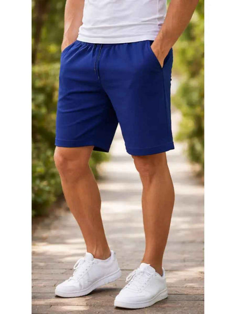 Short French Terry Pantalones Cortos Deportivos Hombre Casual