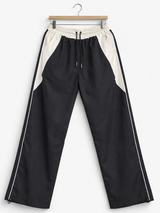 Pantalón Baggy Bicolor ENKI - Negro / Crema | Tela Nova 2
