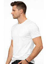 Polo Blanco Slim Fit para Hombre | Básico Entallado Cuello Redondo 2