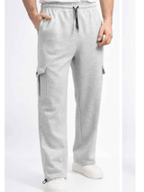 Pantalón Cargo Hombre Jogger Urbano Baggy de Franela para un Estilo Casual Moderno 7