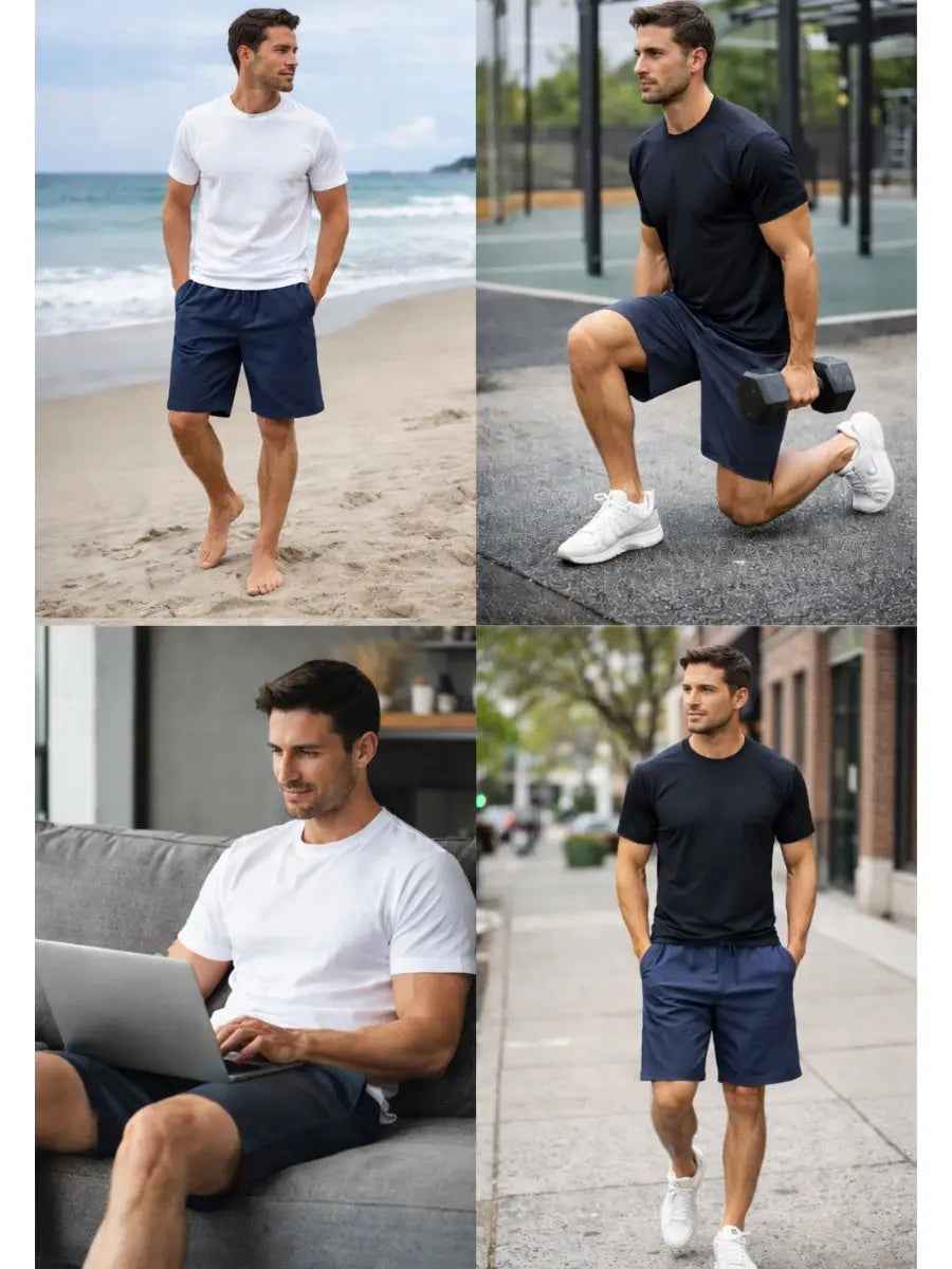 Short Deportivo Hombre Tela Nova Ligero Urbano