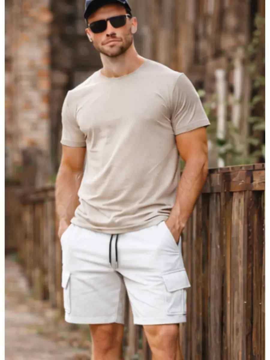 Short Cargo Waffle Hombre Oversized Urbano Premium