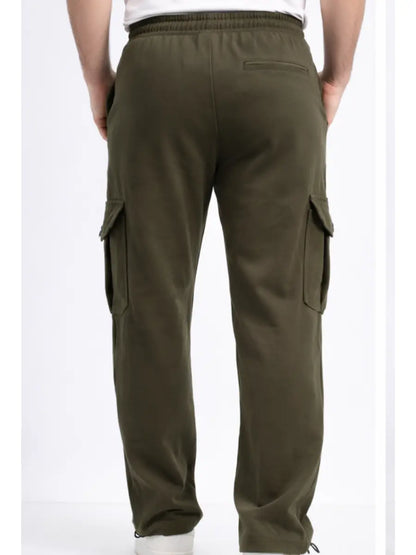 Pantalón Cargo Hombre Algodón Franela Jogger Urbano ENKI ModaStyle