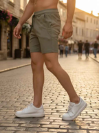 Bermuda Stone Hombre Slim Fit Urbana Cómoda