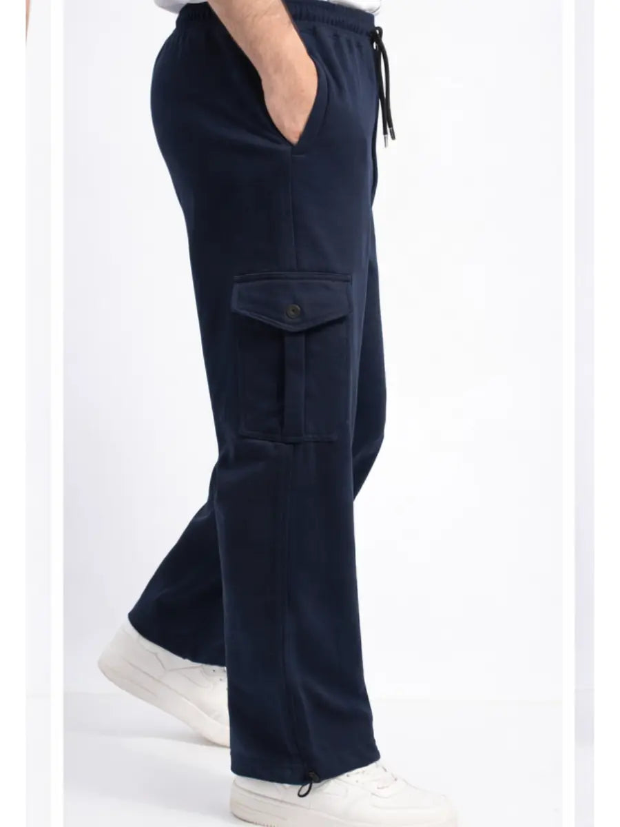 Pantalón Cargo Hombre Algodón Franela Jogger Urbano ENKI ModaStyle