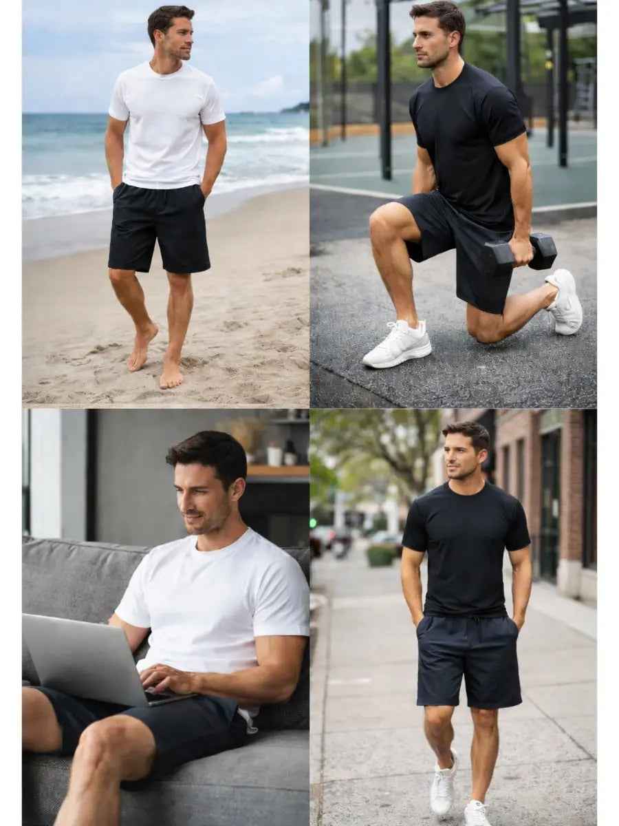 Short Deportivo Hombre Tela Nova Ligero Urbano