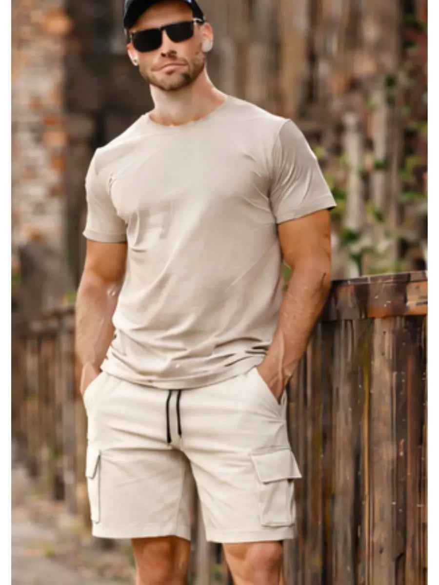 Short Cargo Waffle Hombre Oversized Urbano Premium