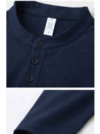 Polo Hombre Cuello Neru Manga Larga Algodón Urbano
