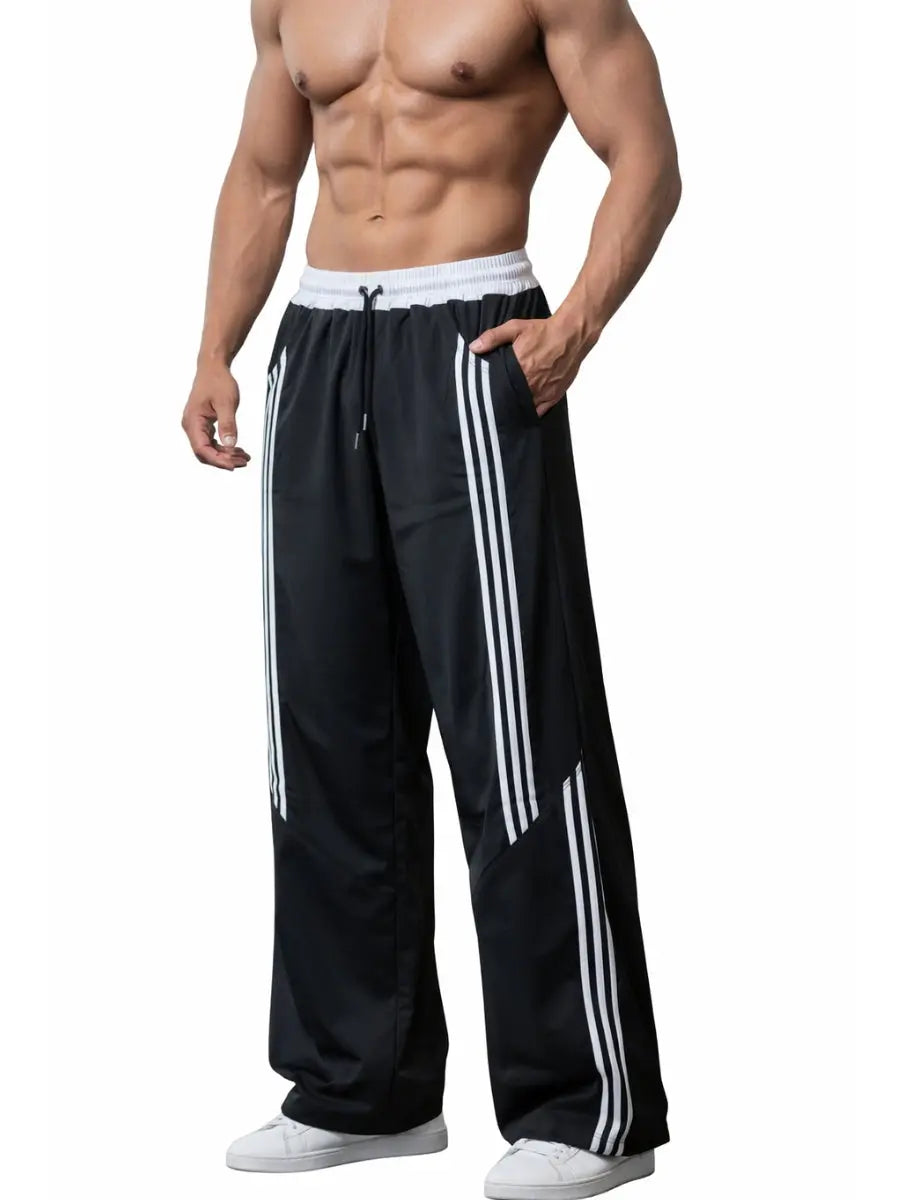 Pantalón Deportivo Oversized Super Ancho Hombre Tela Nova ENKI ModaStyle