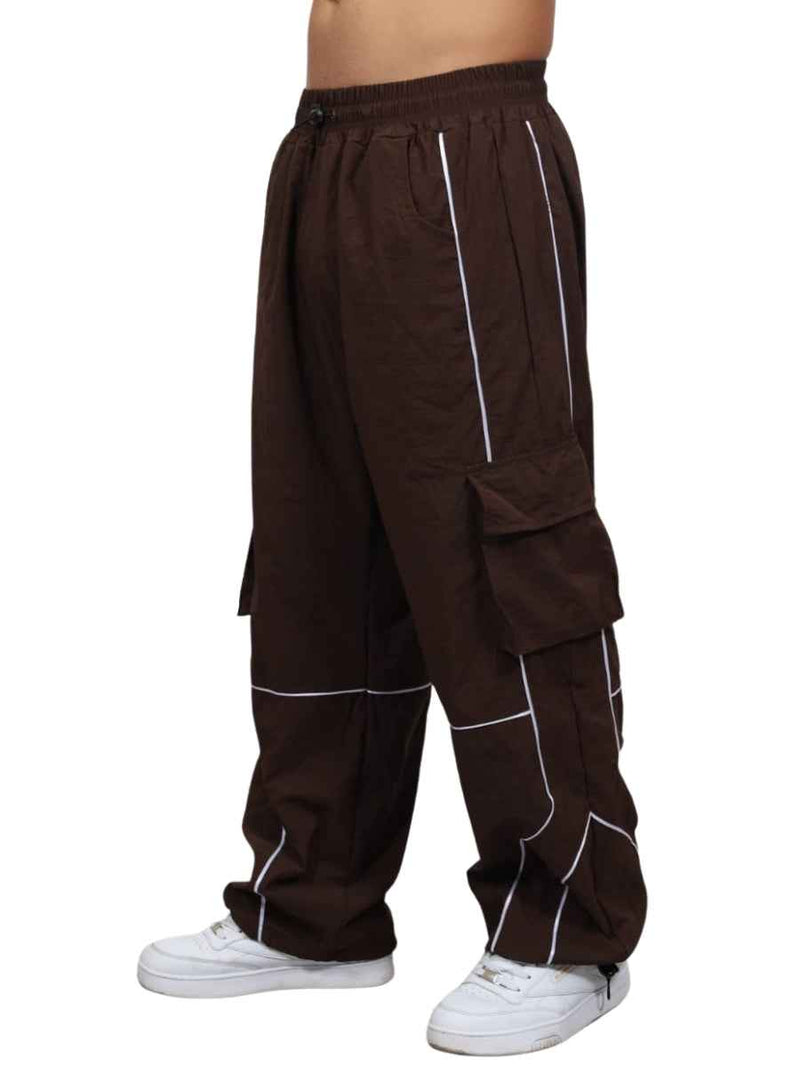 Pantalón Cargo Oversized Hombre Tela Mojada Urbano - Pantalón Cargo Hombre Urbano