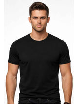 Polo Negro Slim Fit para Hombre | Básico Entallado Cuello Redondo 1