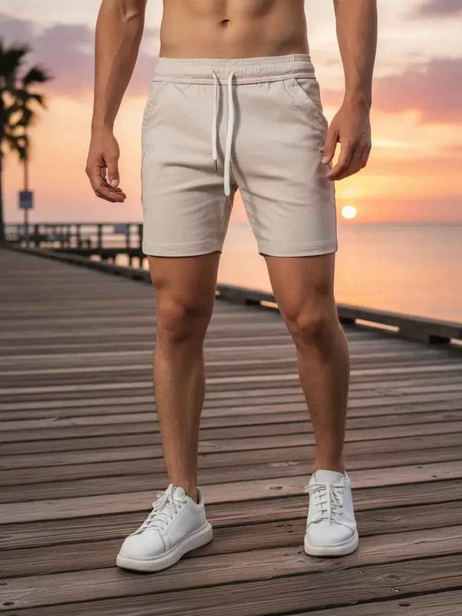 Bermuda Stone Hombre Slim Fit Urbana Cómoda