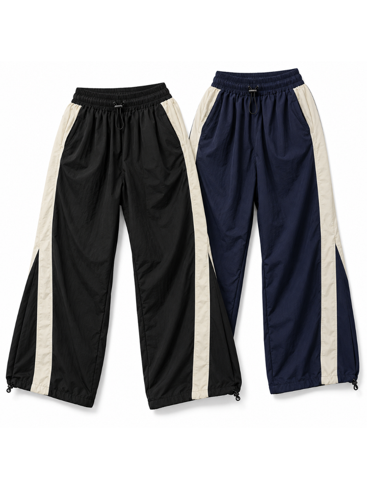 Pack x2 Pantalón Edge Line Baggy para Hombre | Azul y Negro