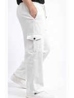 Pantalón Cargo Hombre Franela Baggy Jogger Urbano