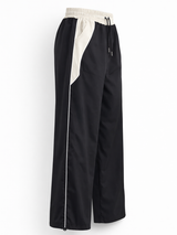 Pantalón Baggy Bicolor ENKI - Negro / Crema | Tela Nova 4