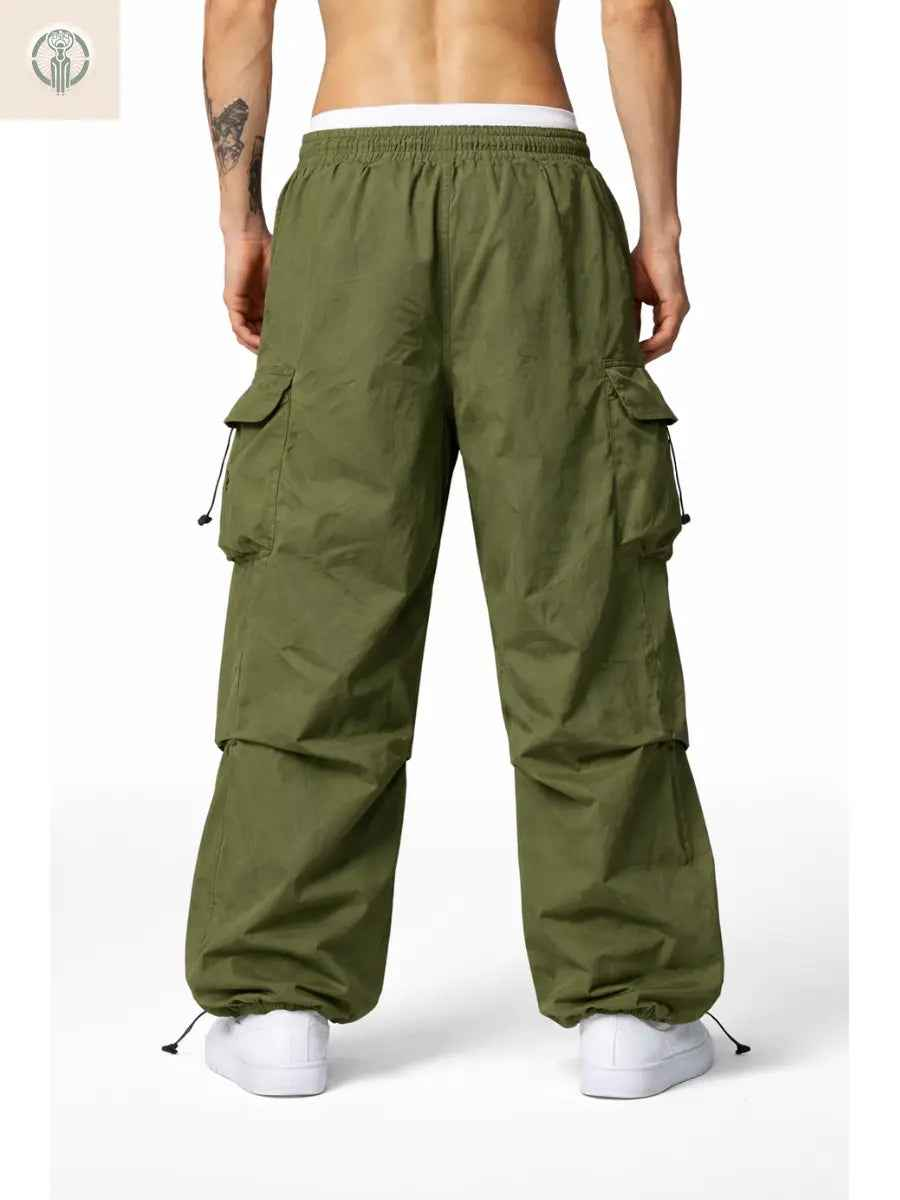 Pack x3 Pantalones Parachute Cargo Hombre - Tela Mojada Premium ENKI ModaStyle