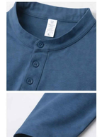 Polo Hombre Cuello Neru Manga Larga Algodón Urbano