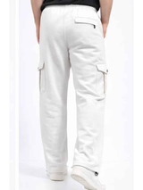 Pantalón Cargo Hombre Jogger Urbano Baggy de Franela para un Estilo Casual Moderno 3