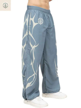 Pantalón Parachute Verde Liquidación en Tela Mojada Sublimada 1