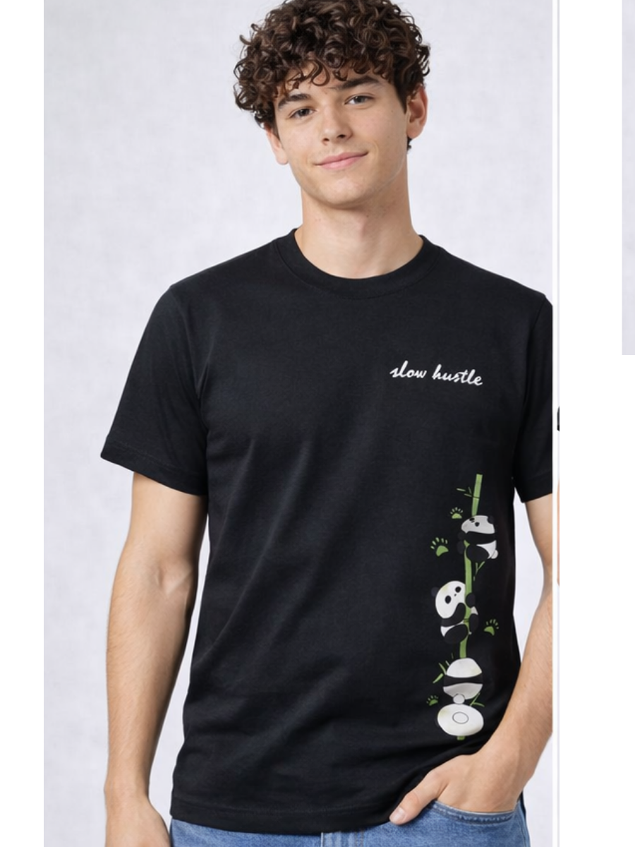 Polo para Hombre de Algodón Jersey Cuello Redondo Estampado ENKI ModaStyle