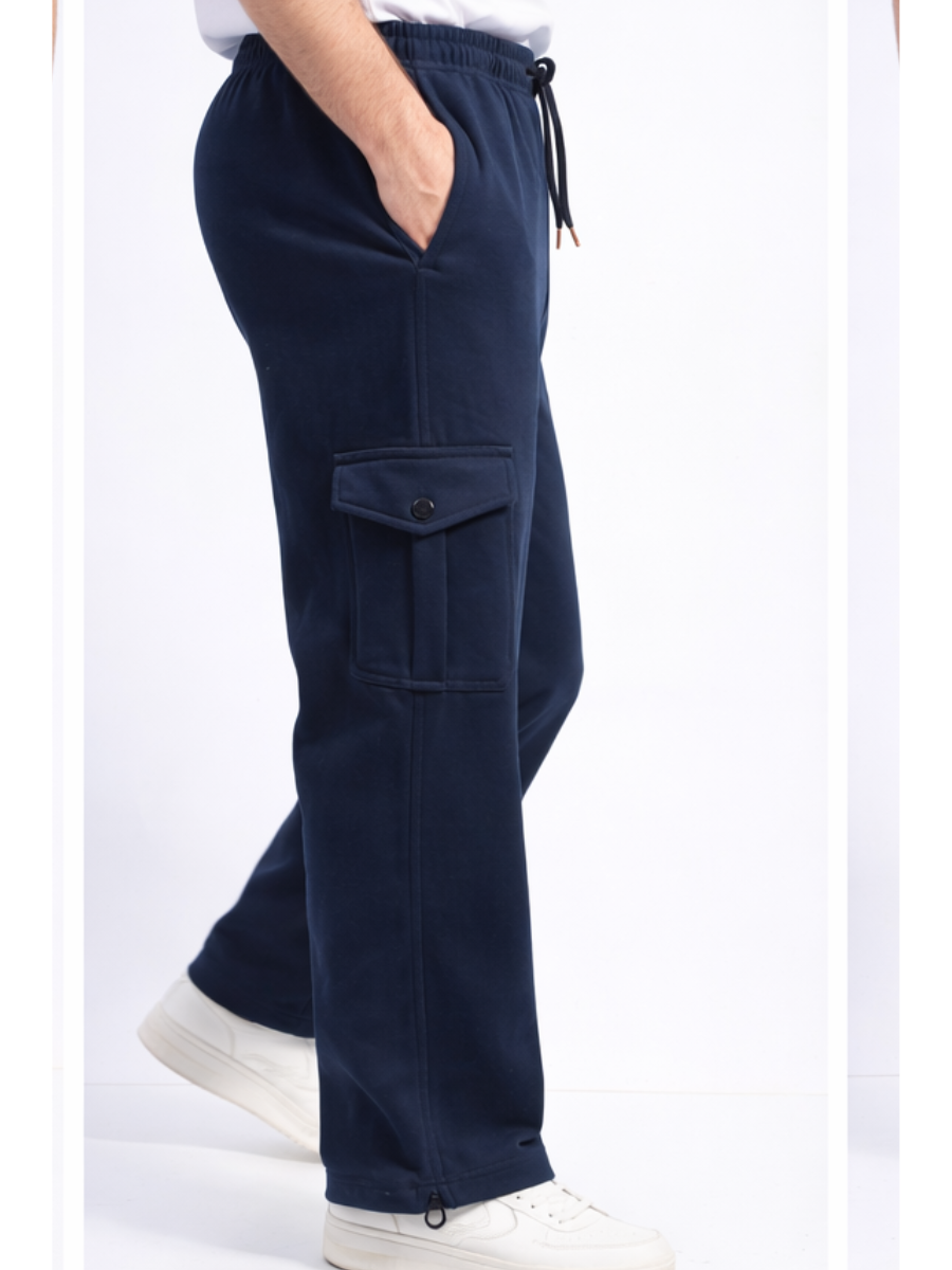 Pantalón Cargo Hombre Algodón Franela Jogger Urbano ENKI ModaStyle