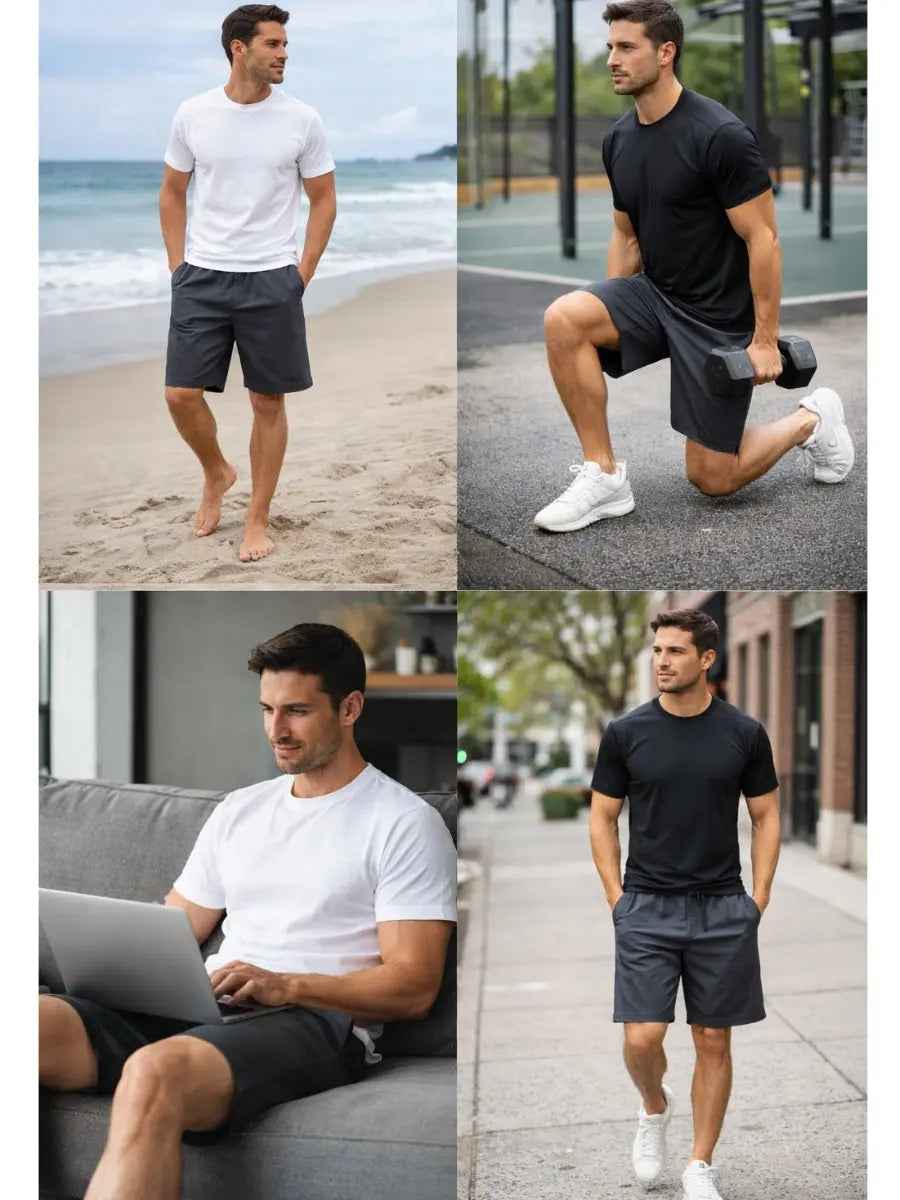 Short Deportivo Hombre Tela Nova Ligero Urbano