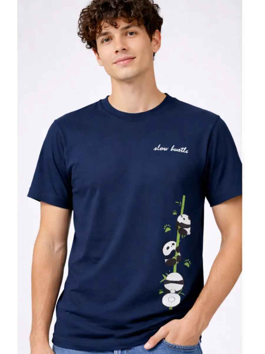 Polo Hombre Estampado Slow Hustle Algodón Jersey