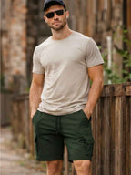 Short Cargo Waffle Hombre Oversized Urbano Premium
