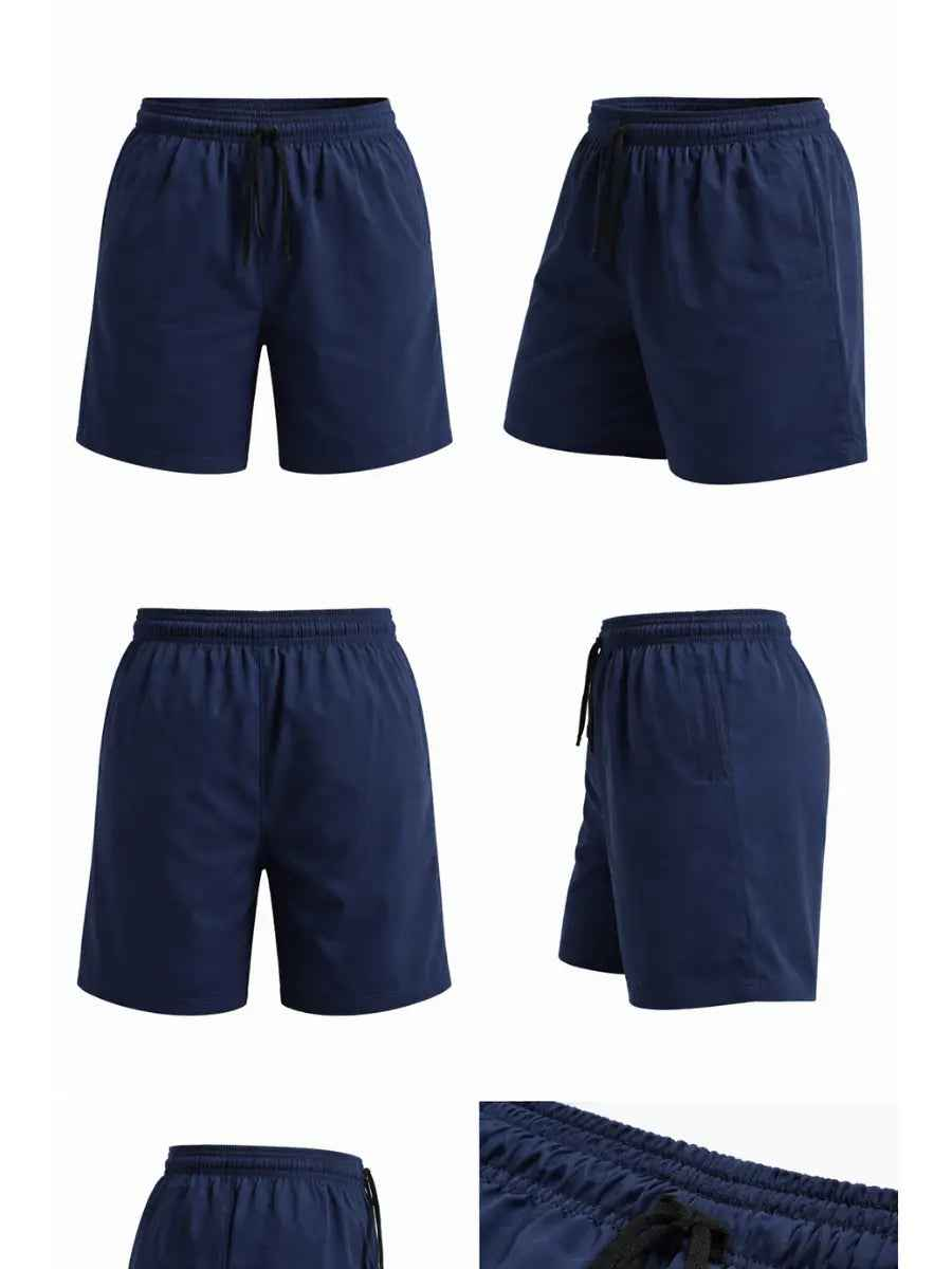 Pack x3 Shorts Hombre Negro Azul Marino Plomo | Gym y Casual