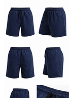 Pack x3 Shorts Hombre Negro Azul Marino Plomo | Gym y Casual