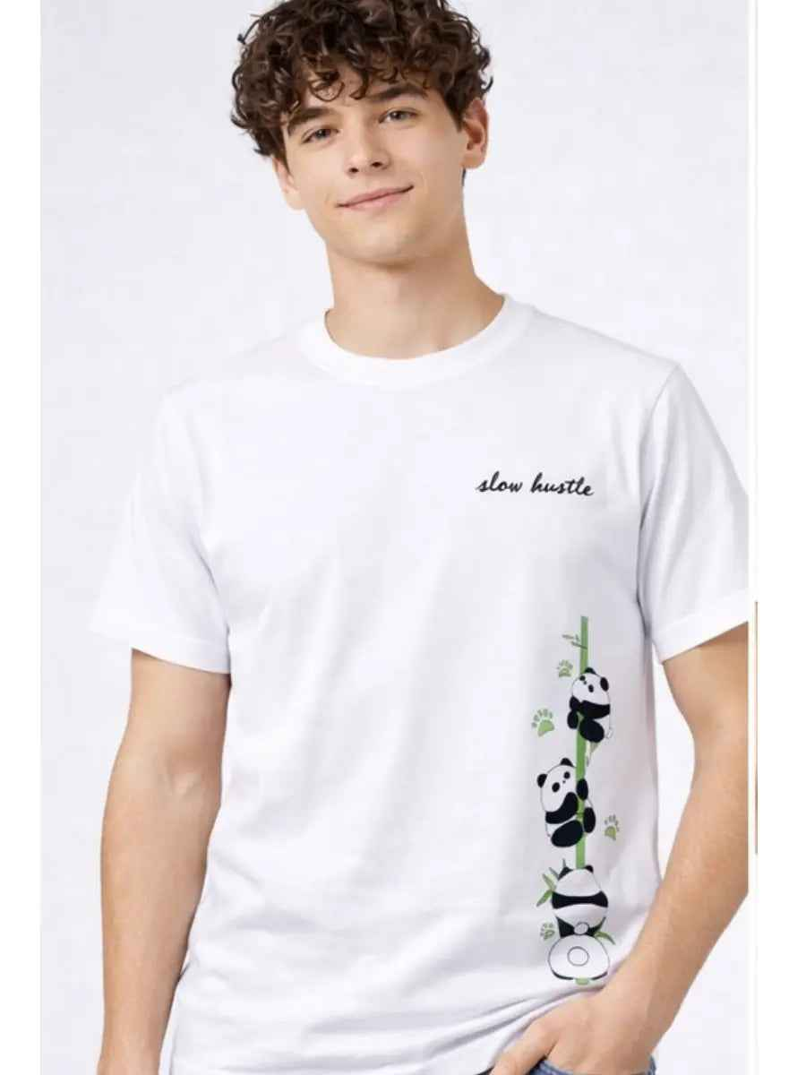 Polo Hombre Estampado Slow Hustle Algodón Jersey