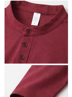 Polo Hombre Cuello Neru Manga Larga Algodón Urbano