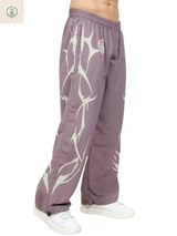 Pantalón Parachute Púrpura Sublimado de Tela Mojada en Liquidación 2