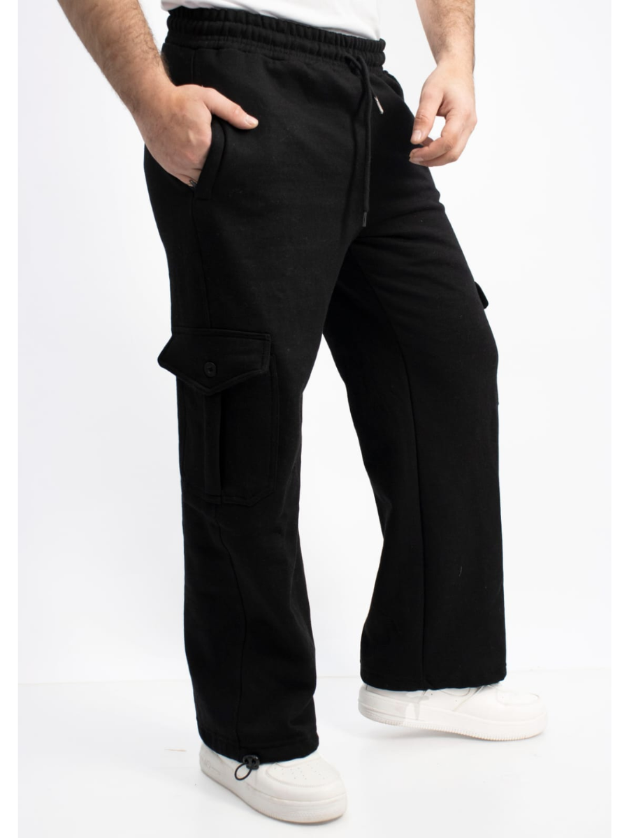 Pantalón Cargo Hombre Algodón Franela Jogger Urbano ENKI ModaStyle
