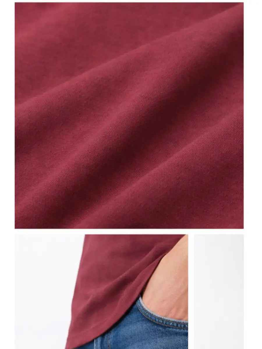 Polo Hombre Cuello Neru Manga Larga Algodón Urbano