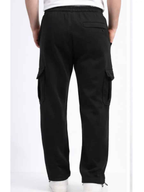 Pantalón Cargo Hombre Franela Baggy Jogger Urbano