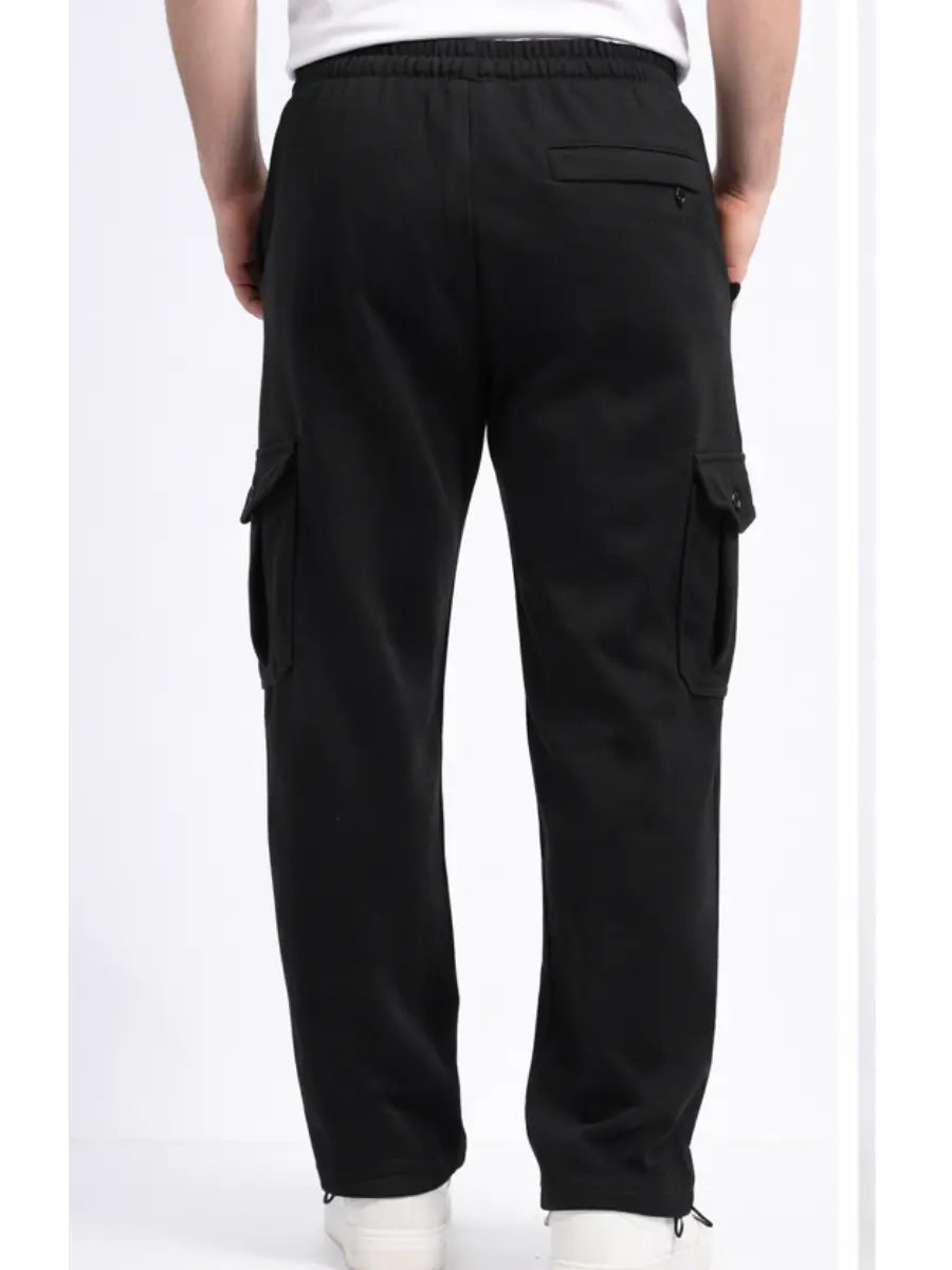 Pantalón Cargo Hombre Algodón Franela Jogger Urbano ENKI ModaStyle