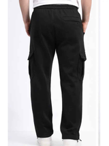 Pantalón Cargo Hombre Jogger Urbano Baggy de Franela para un Estilo Casual Moderno 6