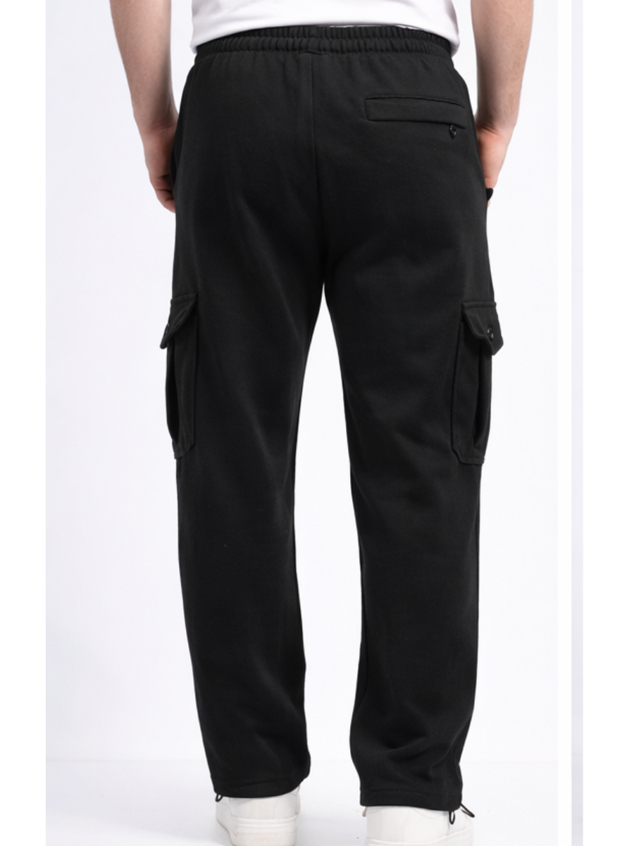 Pantalón Cargo Hombre Algodón Franela Jogger Urbano ENKI ModaStyle