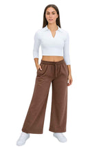 Pantalón Palazzo Mujer Franela Cintura Elástica para un Estilo Cómodo y Chic 10