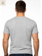 Polo Slim Fit Hombre Gris Jaspe Algodón Jersey Premium