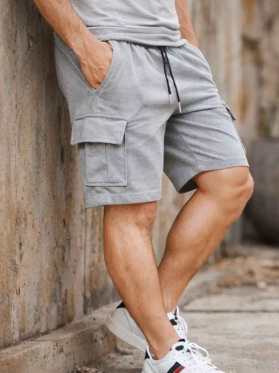 Short Cargo Waffle Hombre Oversized Urbano Premium