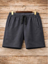 Short French Terry Pantalones Cortos Deportivos Hombre Casual 8