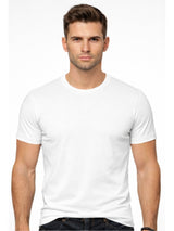 Polo Blanco Slim Fit para Hombre | Básico Entallado Cuello Redondo 1