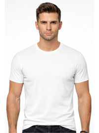 Polo Blanco Slim Fit para Hombre | Básico Entallado Cuello Redondo