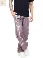 Pantalón Parachute Sublimado Púrpura Tela Mojada Liquidación