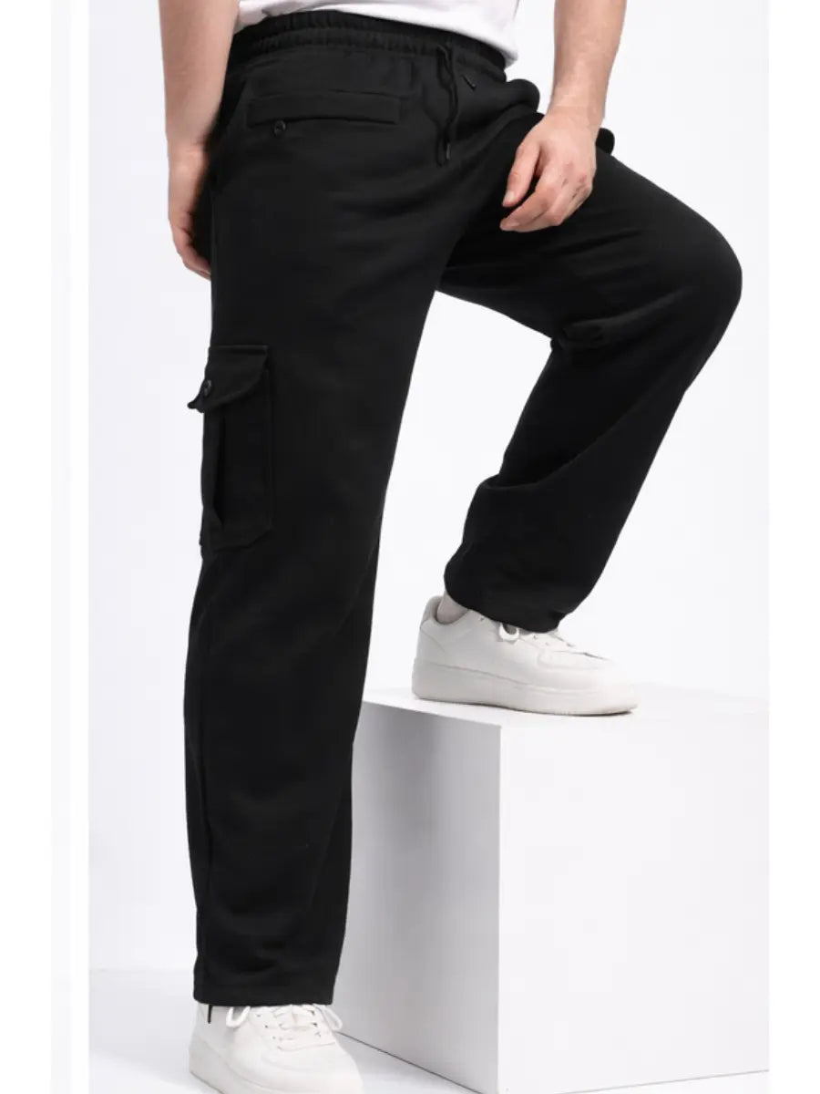 Pantalón Cargo Hombre Algodón Franela Jogger Urbano ENKI ModaStyle