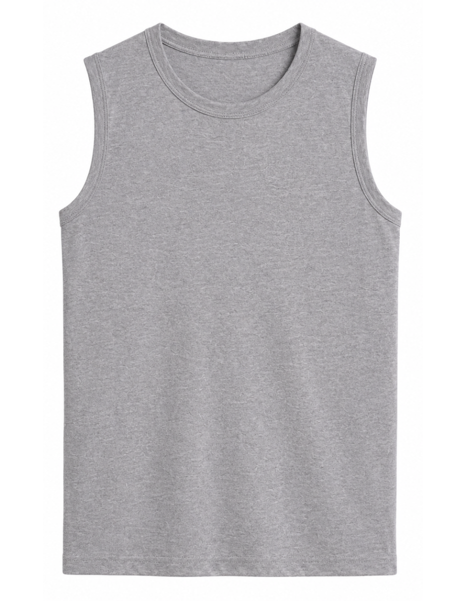 Polo Manga Cero Jersey Gris Melange — Tela Jersey | Hombre | ENKI