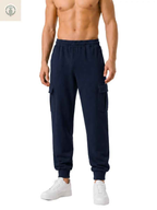 Jogger Cargo Hombre Franela Premium Cintura Elástica