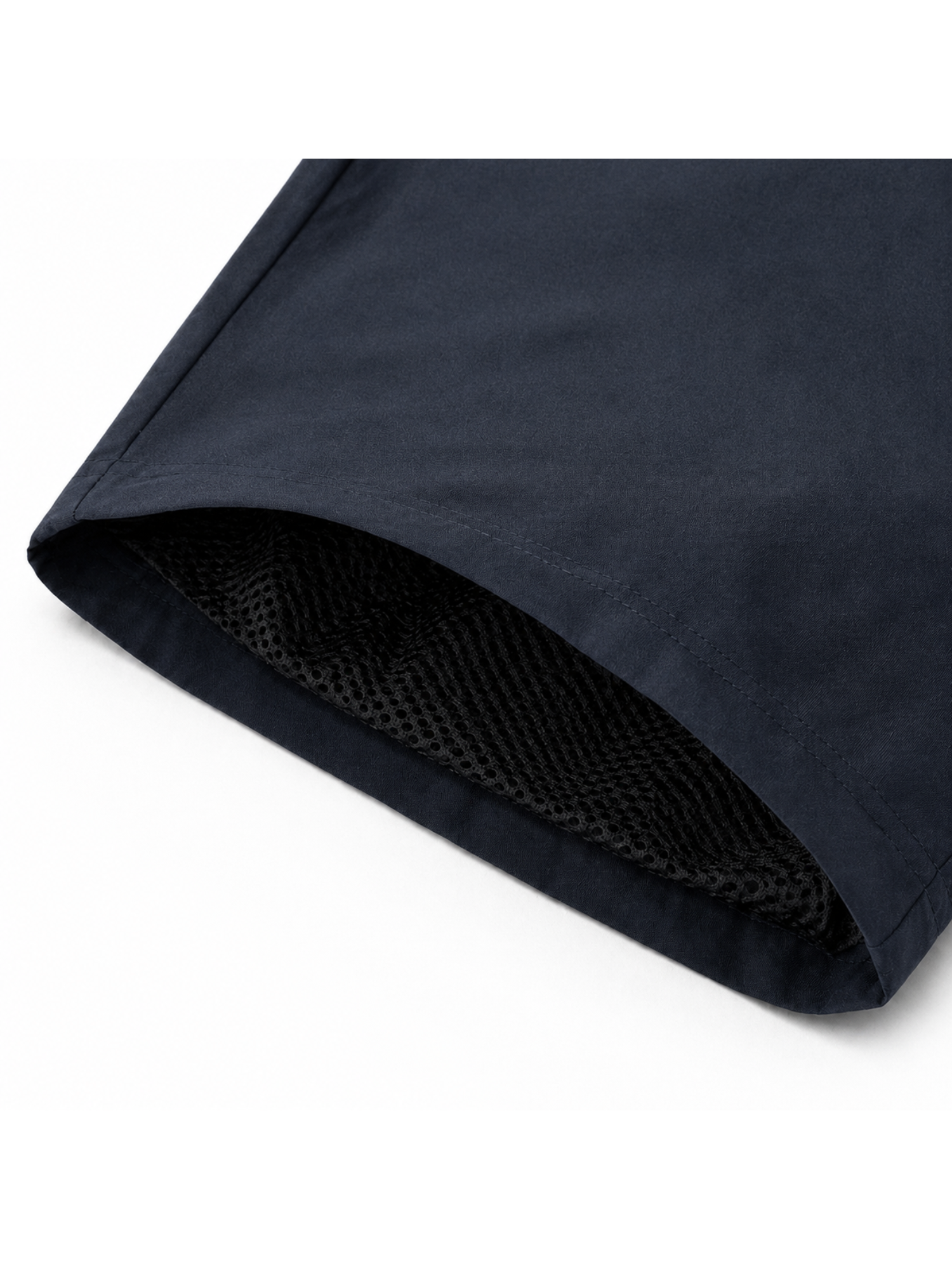 Pantalón deportivo recto hombre azul marino detalle de malla interna